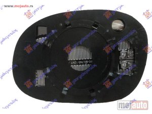 NOVI: delovi  STAKLO RETROVIZORA SA GREJACEM (KONVEKSNO) Desno Peugeot 206 98-09 -dostupno