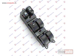 Glavna slika -  PREKIDAC U PREDNJIM VRATIMA (4 TASTERA) (14 PIN) Levo Mitsubishi lancer 04-08 -dostupno - MojAuto
