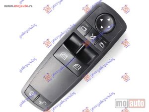 NOVI: delovi  PREKIDAC U PREDNJIM VRATIMA (2 TASTERA) (ELEKTRO-SKLOPIV RETROVIZOR) (3 PIN) Levo Mercedes a class (w169) 04-12 -dostupno