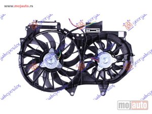NOVI: delovi  VENTILATOR (DUPLI) KOMPLET (1.6/1.8/2.0 BENZIN - 1.9/2.0 TDi DIZEL) (380/280mm) Audi a4 00-04 -dostupno