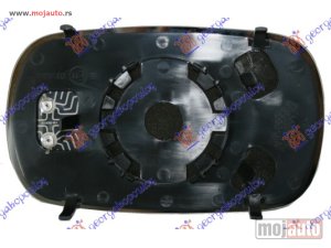 NOVI: delovi  STAKLO RETROVIZORA SA GREJACEM (L=D) (KONVEKSNO) Fiat doblo 01-05 -dostupno