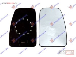 NOVI: delovi  STAKLO RETROVIZORA SA GREJACEM (GORNJI DEO) 2003- (KONVEKSNO) Levo Opel movano 98-09 -dostupno