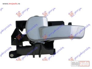 NOVI: delovi  KVAKA PREDNJIH/ZADNJIH VRATA UNUTRASNJA HROM (BEZ BRAVE) Levo Nissan p/u (d40) navara 2wd-4wd 05-10 -nedostupno