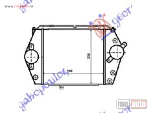 NOVI: delovi  HLADNJAK INTERKULERA 2.0 CiTD (19x20x64) Mazda 6 02-08 -dostupno
