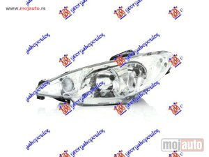 NOVI: delovi  FAR ELEKTRICNI DUPLO SOCIVO (H7/H7) -2006 (DEPO) Levo Peugeot 206 98-09 -dostupno