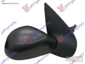 NOVI: delovi  RETROVIZOR MEHANICKI SA RUCICOM (KONVEKSNO STAKLO) Desno Peugeot 206 98-09 -dostupno