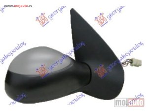 NOVI: delovi  RETROVIZOR ELEKTRICNI SA GREJACEM PM (SENZOR) -03 (KONVEKSNO STAKLO) Desno Peugeot 206 98-09 -dostupno