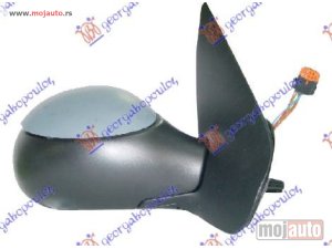 NOVI: delovi  RETROVIZOR ELEKTRICNI SA GREJACEM PM (SENZOR) 03- (A KVALITET) (KONVEKSNO STAKLO) Desno Peugeot 206 98-09 -dostupno