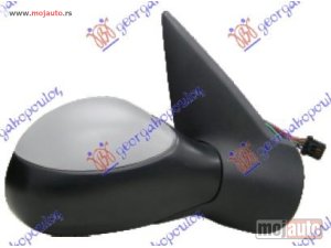 NOVI: delovi  RETROVIZOR ELEKTRICNI SA GREJACEM PM (CABRIO) -03 (KONVEKSNO STAKLO) Desno Peugeot 206 98-09 -dostupno
