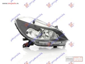 NOVI: delovi  FAR ELEKTRICNI CRNI SA MAGLENKOM (SA REGULATOROM) (H1/H7/H7) (DEPO) Desno Renault clio 06-09 -dostupno