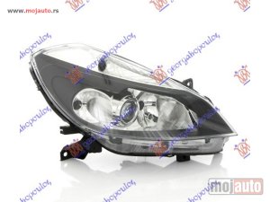 NOVI: delovi  FAR ELEKTRICNI CRNI SA MAGLENKOM (SA REGULATOROM) (H1/H7/H7) (TYC) Desno Renault clio 06-09 -dostupno