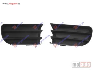 NOVI: delovi  RESETKA PREDNJEG BRANIKA (BEZ MAGLENKE) (SET) Renault megane sdn-h/b-l/b 02-05 -dostupno