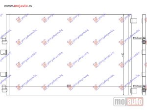 NOVI: delovi  HLADNJAK KLIME 1.9 DCi (AUTO) 2.0 DCi MAN/AUTO DIZEL (625x415x12) Renault megane sdn-h/b-l/b 02-05 -dostupno