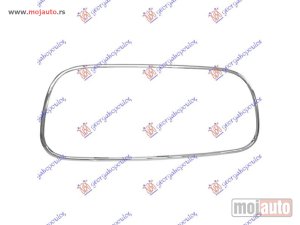 NOVI: delovi  OKVIR RESETKE PREDNJEG BRANIKA HROM 09- Citroen c1 06-12 -nedostupno