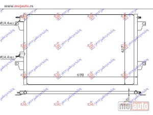 NOVI: delovi  HLADNJAK KLIME BENZIN/DIZEL (660x430x16) (-2004) CEV 14.5/14.5mm Renault espace 03-12 -dostupno