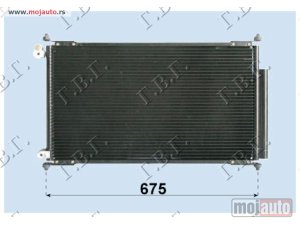 NOVI: delovi  HLADNJAK KLIME (653x356x16) (SEDAN) Honda accord 03-08 -dostupno