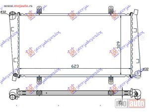 NOVI: delovi  HLADNJAK MOTORA 1.9 TD (623x329x26) 00-06 Mitsubishi carisma 96-05 -dostupno