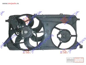 NOVI: delovi  VENTILATOR (DUPLI) KOMPLET (2.2 TDCi) (-AC) (1 MOTOR) Ford transit 06-13 -dostupno