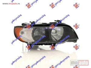 NOVI: delovi  FAR ELEKTRICNI BELI MIGAVAC -2004 (TYC) Desno Bmw x5 (e53) 00-07 -dostupno