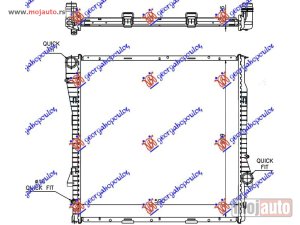 NOVI: delovi  HLADNJAK MOTORA 3.0 BENZIN/DIZEL (AUTO) (59x60x2.4) Bmw x5 (e53) 00-07 -dostupno