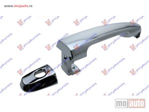 NOVI: delovi  KVAKA PREDNJIH VRATA (L=D) SPOLJASNJA HROM (SA RUPOM ZA KLJUC) Levo Toyota hi-lux 2wd/4wd 05-09 -dostupno