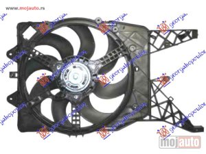 NOVI: delovi  VENTILATOR KOMPLET (1.4/1.6 TURBO BENZIN - 1.3/1.7 CDTI DIZEL) (DUGULJASTI KONEKTOR) (300W) Opel corsa d 06-15 -dostupno
