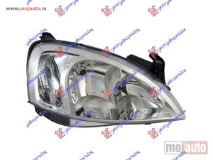 NOVI: delovi  FAR ELEKTRICNI 2004- (H7/H1) (VALEO TIP) (DEPO) Desno Opel combo 00-12 -dostupno