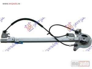 NOVI: delovi  PODIZAC ZADNJEG PROZORA ELEKTRICNI (BEZ MOTORA) (A KVALITET) Levo Renault laguna 00-07 -dostupno