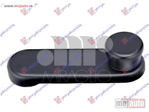 Glavna slika -  RUCICA ZA PODIZANJE PROZORA CRNA Fiat panda 86-03 -dostupno - MojAuto