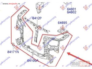 Glavna slika - VEZNI LIM (O) Hyundai matrix 08-10 -dostupno - MojAuto