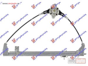 NOVI: delovi  PODIZAC PROZORA MEHANICKI 5 VRATA (A KVALITET) Levo Fiat punto 95-99 -dostupno