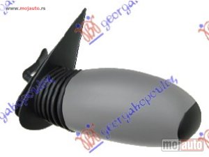 NOVI: delovi  RETROVIZOR MEHANICKI SA RUCICOM PM (KONVEKSNO STAKLO) Levo Fiat seicento 98-01 -dostupno