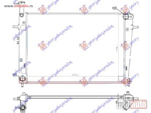 NOVI: delovi  HLADNJAK MOTORA 2.0 16V (+/-AC) (64x46.2) (MEHANICKI SPOJ) Hyundai tucson 04-10 -dostupno