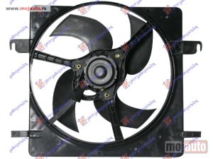 NOVI: delovi  VENTILATOR HLADNJAKA KOMPLET (BENZIN) (-AC) Ford ka 97-08 -dostupno