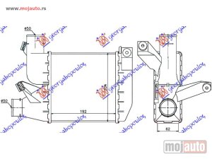 NOVI: delovi  HLADNJAK INTERKULERA 2.5 TD (192x204x62) Bmw series 5 (e39) 96-02 -dostupno