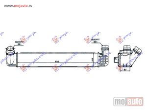 Glavna slika - HLADNJAK INTERKULERA 2.0 TCE BENZIN - 1.6-1.9 dCi DIZEL (650x105x76) Renault megane coupe 08-14 -dostupno - MojAuto