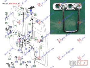 NOVI: delovi  BRAVA GEPEK VRATA GORNJA (DUPLA VRATA) Desno Ford transit 06-13 -dostupno