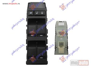 NOVI: delovi  PREKIDAC U PREDNJIM VRATIMA (4 TASTERA) (CENTRALNO ZAKLJUCAVANJE) (13 PIN) Levo Jeep compass 07-11 -dostupno