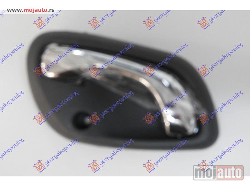 Glavna slika -  KVAKA PREDNJIH/ZADNJIH VRATA UNUTRASNJA HROM/SIVA Desno Opel agila 99-08 -dostupno - MojAuto