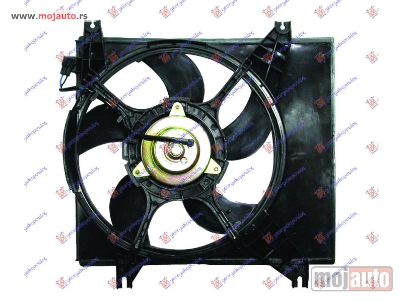 Glavna slika -  VENTILATOR HLADNJAKA KOMPLET (BENZIN) (+/-AC) Hyundai atos prime 99-03 -dostupno - MojAuto