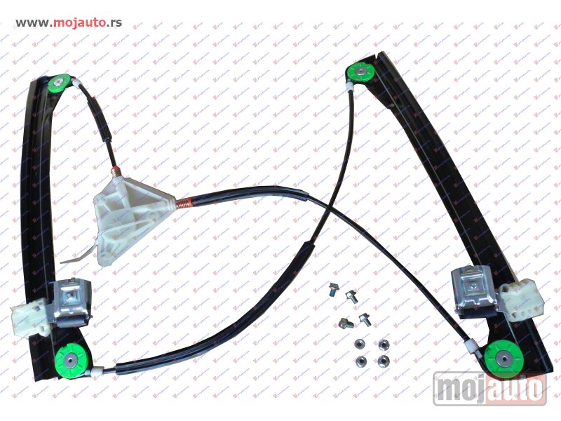 Glavna slika -  PODIZAC PROZORA ELEKTRICNI (BEZ MOTORA) 3 VRATA Desno Vw polo 05-09 -dostupno - MojAuto