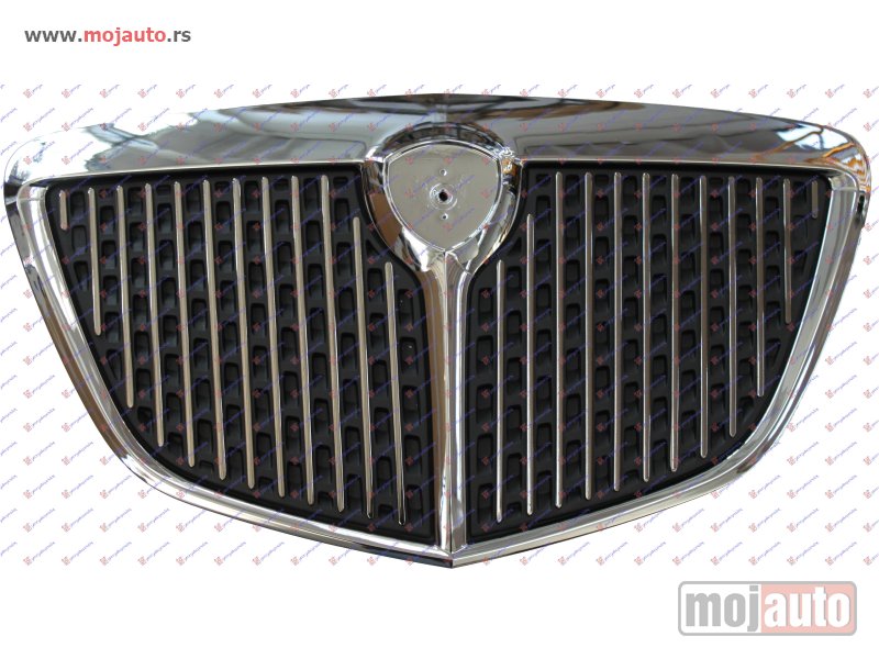 Glavna slika -  PVC MASKA HROM (HROM OKVIR) (HROM LAJSNE) 2006- Lancia musa 03-13 -dostupno - MojAuto