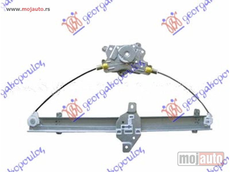 Glavna slika -  PODIZAC PREDNJEG PROZORA ELEKTRICNI (BEZ MOTORA) 5 VRATA Desno Hyundai getz 02-05 -dostupno - MojAuto