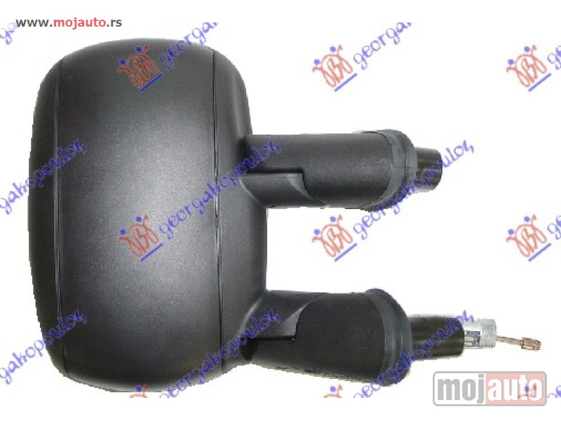 Glavna slika -  RETROVIZOR MEHANICKI SA SAJLOM (A KVALITET) (KONVEKSNO STAKLO) Desno Fiat doblo 01-05 -dostupno - MojAuto