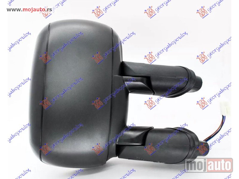 Glavna slika -  RETROVIZOR ELEKTRICNI SA GREJACEM (5 PIN) (A KVALITET) (KONVEKSNO STAKLO) Desno Fiat doblo 05-09 -dostupno - MojAuto