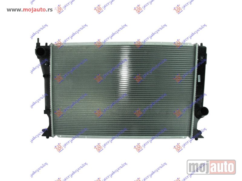 Glavna slika -  HLADNJAK MOTORA 2.0/2.2 D4D DIZEL (MAN) 06- (625x410) (2 CEVI) Toyota corolla verso 07-09 -dostupno - MojAuto