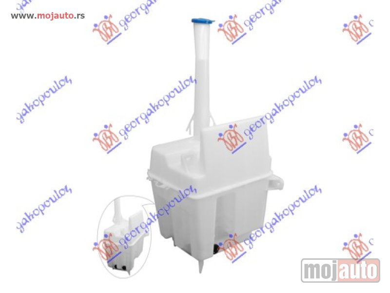 Glavna slika -  POSUDA ZA TECNOST BRISACA SA PRSKALICAMA FAROVA (KARAVAN) Toyota corolla (e 12) h/b-l/b 04-06 -dostupno - MojAuto