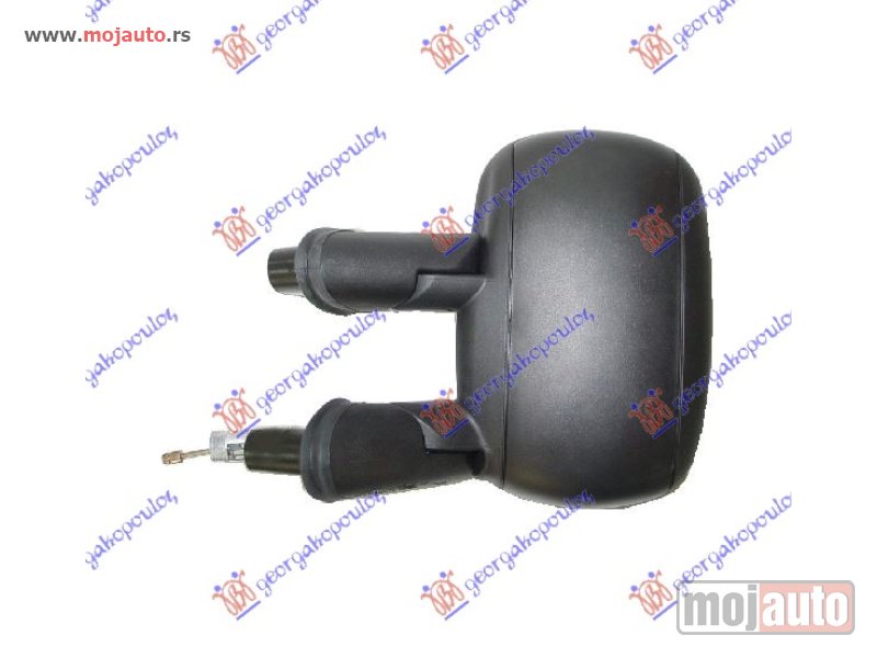 Glavna slika -  RETROVIZOR MEHANICKI SA SAJLOM PM (KONVEKSNO STAKLO) Levo Fiat doblo 01-05 -nedostupno - MojAuto