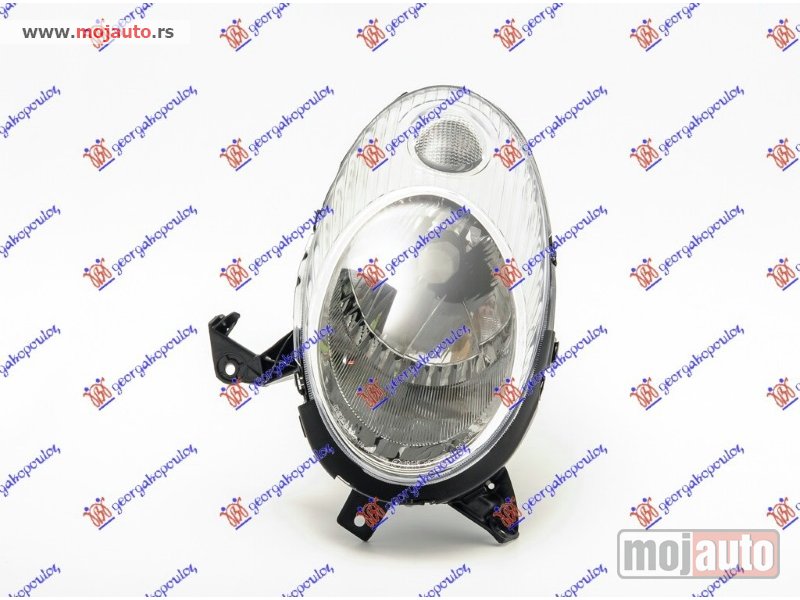 Glavna slika -  FAR ELEKTRICNI HROM (TYC) Desno Nissan micra (k12) 02-10 -dostupno - MojAuto