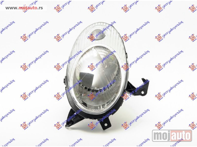 Glavna slika -  FAR ELEKTRICNI HROM (TYC) Levo Nissan micra (k12) 02-10 -dostupno - MojAuto